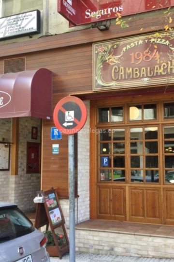 Pizzería Cambalache (Rúa García Barbón, 25 - Vigo)